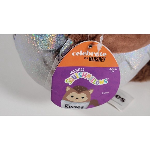 Squishmallow Lyca the Werewolf 7” Halloween Hersey's Kisses NWT - Picture 6 of 8